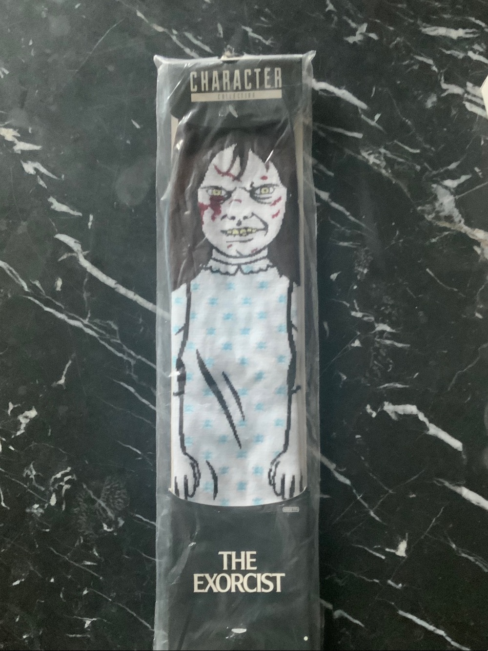 Socks The Exorcist Crew Socks - White & Black